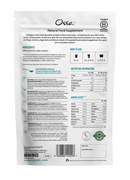 Ossa Organic Grass-Fed Collagen Peptides (400g)